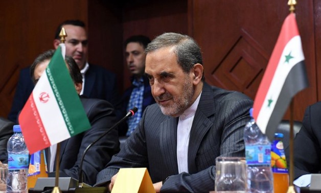 Ali Akbar Velayati, chief foreign policy advisor to Iran's supreme leader, is seen during a visit to Aleppo in northern Syria on November 7, 2017
