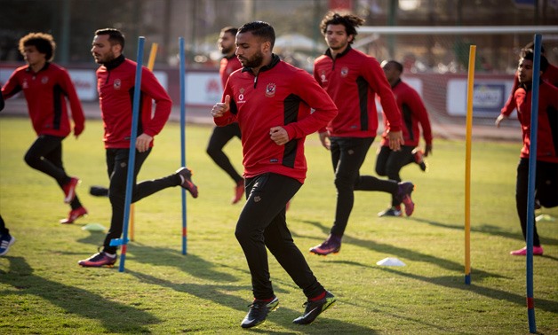 An Al-Ahly first team training