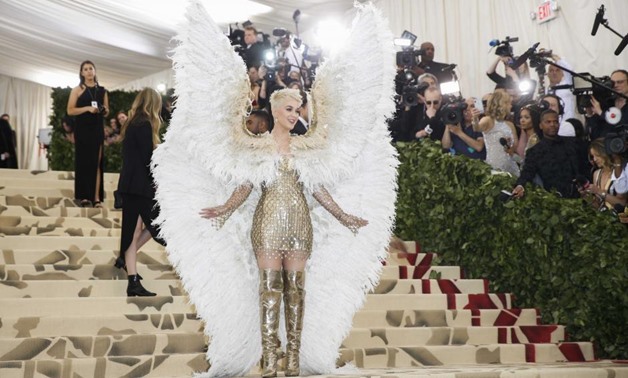 Singer-Songwriter Katy Perry arrives at the Metropolitan Museum of Art Costume Institute Gala (Met Gala) to celebrate the opening of “Heavenly Bodies - Reuters
