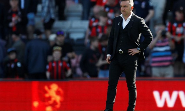 FILE PHOTO: Soccer Football - Premier League - AFC Bournemouth vs Swansea City - Vitality Stadium, Bournemouth, Britain - May 5, 2018 Swansea City manager Carlos Carvalhal looks dejected after the match Action Images via Reuters/Matthew Childs
