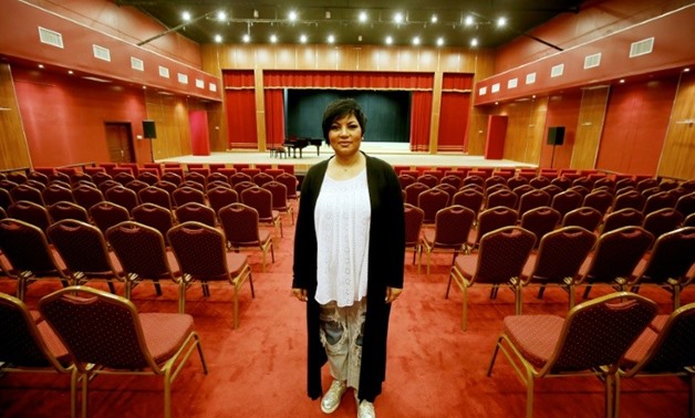 When opera singer Amani Hajji first enrolled in Kuwait's National Conservatory in 1985, her parents banned her from singing anywhere outside the walls of the school-AFP / YASSER AL-ZAYYAT
