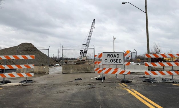 A road is under construction near a medical complex as part of an effort to bring jobs to ailing parts of Cleveland, Ohio, U.S., February 15, 2018. Picture taken February 15, 2018. To match Insight USA-ECONOMY/JOBS REUTERS/Howard Schneider