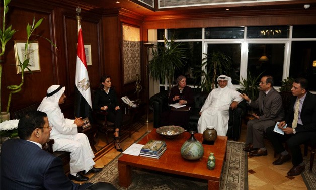 Minister of Investment meets with Gulf for the Love of Egypt Delegation - Press photo