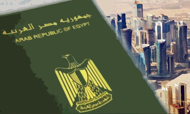 There are around 300,000 Egyptian nationals working in Qatar, according to the Ministry of Emigration and Egyptian Expatriates' Affairs – Photo illustrated by Egypt Today/Mohamed Zain