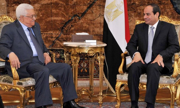 President Abdel Fatah al-Sisi with Palestinian President Mahmoud Abbas – Archive Photo