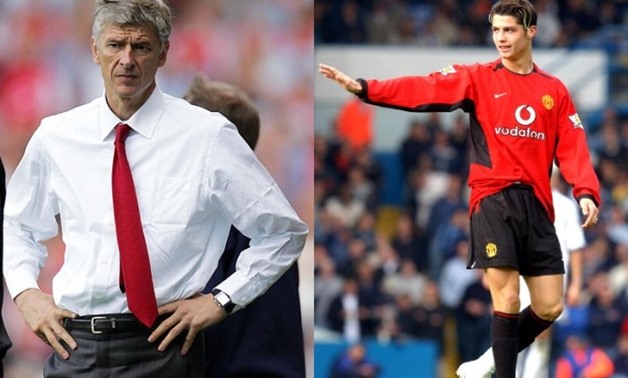 Arsenal manager Arsene Wenger was close to signing Cristiano Ronaldo before he moved to Manchester United - Courtesy of Sportskeeda website
