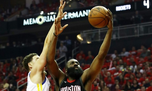 James Harden led the Houston Rockets to a series-levelling 127-105 win over the Golden State Warriors in the Western Conference finals
James Harden led the Houston Rockets to a series-levelling 127-105 win over the Golden State Warriors in the Western Co