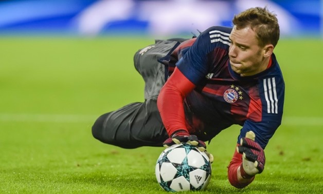 Germany goalkeeper Manuel Neuer has been included in Bayern Munich's squad for the German Cup final on Saturday after eight months sidelined by a fractured foot.
AFP/File / GUENTER SCHIFFMANN
