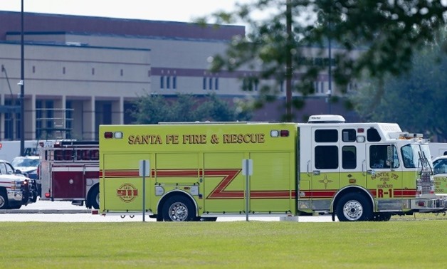 Friday's shooting took place at Santa Fe High School in the city of the same name, located about 30 miles (50 kilometers) southeast of Houston
