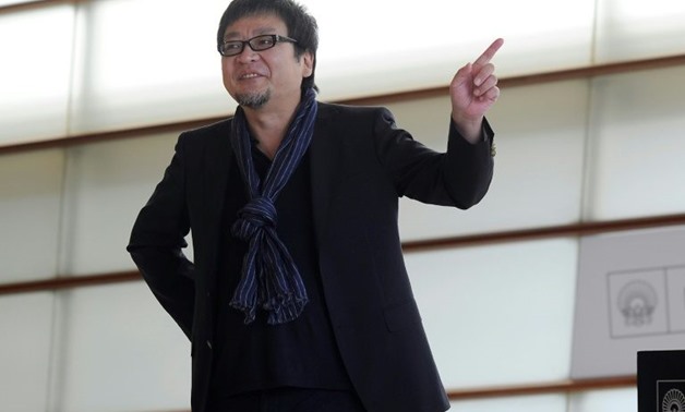 Japanese film director Mamoru Hosoda, pictured during the San Sebastian Film Festival in 2015.