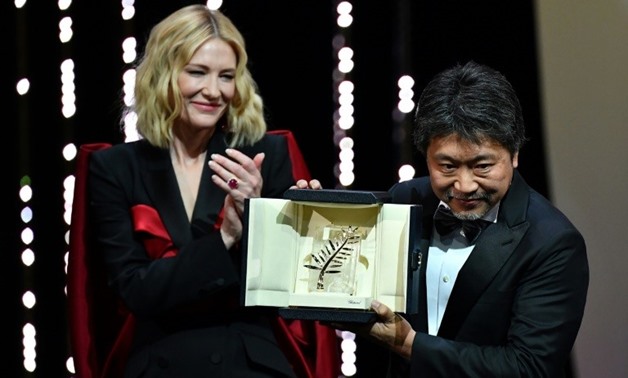 Accepting one of global cinema's most coveted honours from jury president Cate Blanchett, Japanese veteran director Hirokazu Kore-eda said movies made him hopeful for the state of the world
