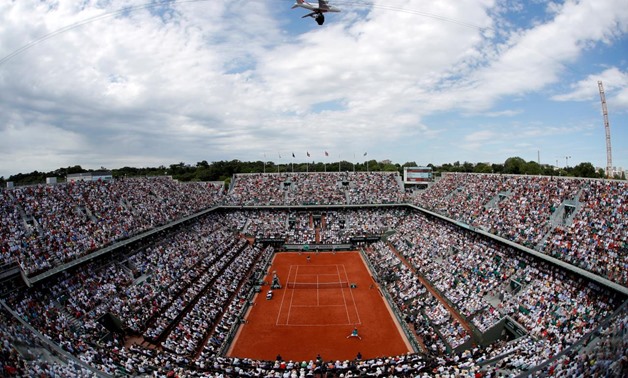 FILE PHOTO: Tennis - French Open - Roland Garros, Paris, France - June 11, 2017 General view during the final between Switzerland's Stan Wawrinka and Spain's Rafael Nadal Reuters / Gonzalo Fuentes/File Photo

