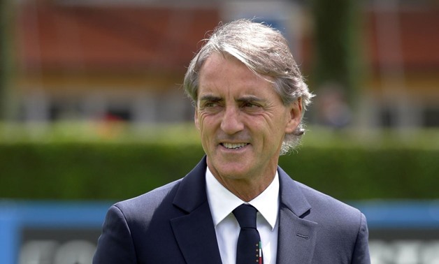 Soccer Football - Italy - Roberto Mancini Press Conference - Coverciano, Florence, Italy - May 15, 2018 New Italy coach Roberto Mancini after the press conference REUTERS/Max Rossi
