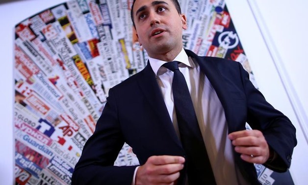 FILE PHOTO: Luigi Di Maio of the 5-Star Movement attends a news conference in Rome, Italy March 23, 2017. REUTERS/Alessandro Bianchi
