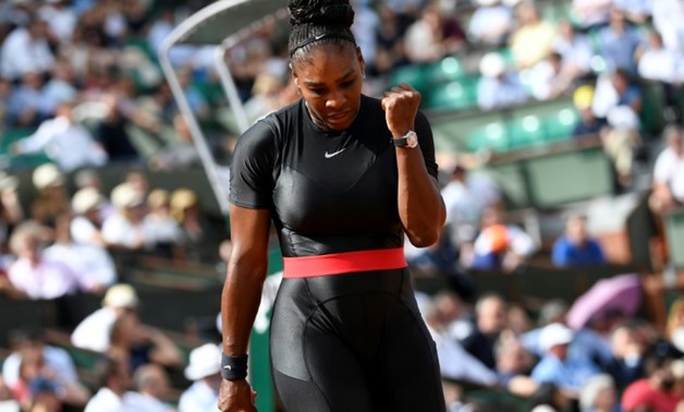Catwoman: Serena Williams on her way to victory over Kristyna Pliskova - AFP / CHRISTOPHE SIMON

