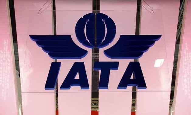 The International Air Transport Association (IATA) logo is seen at the International Tourism Trade Fair ITB in Berlin, Germany, March 7, 2018. REUTERS/Fabrizio Bensch