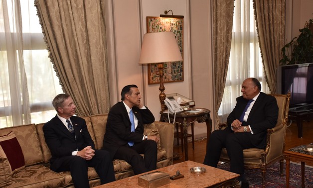 Minster of Foreign affairs Sameh Shoukry met on Tuesday with a delegation from the United States Congress headed by Republican Darrell Issa – Press photo 