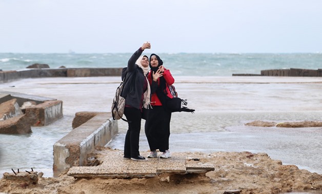 A morning Selfie along the Mediterranean coast of Alexandria - By Karem Abdel Aziz