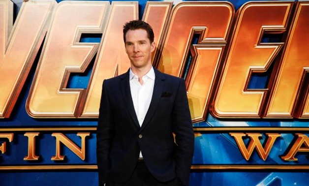FILE PHOTO: Actor Benedict Cumberbatch attends the Avengers: Infinity War fan event in London, Britain April 8, 2018. REUTERS/Henry Nicholls/File Photo.