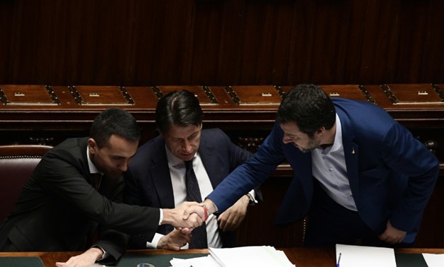 The alliance between the anti-establishment Five Star Movement and the far-right League gained the chamber's endorsement
