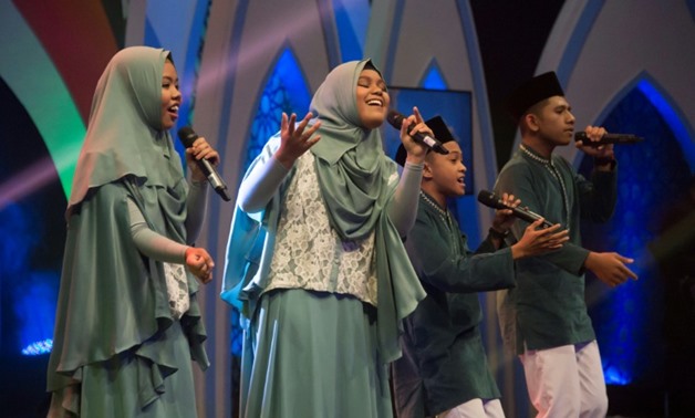 Syiar Anak Negeri (The Country's Children Preach) is one of a string of programmes played during Ramadan in Indonesia that feature kids as young as three competing for TV stardom-AFP/File / BAY ISMOYO

