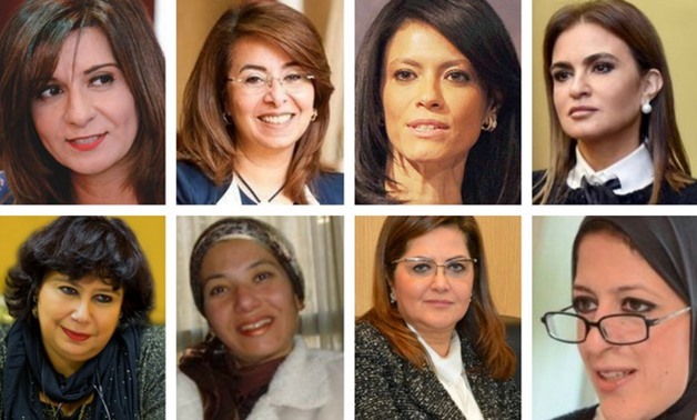 The female ministers in Mostafa Madbouly's Cabinet - Photo compiled by Egypt Today/Mohamed Ezzat