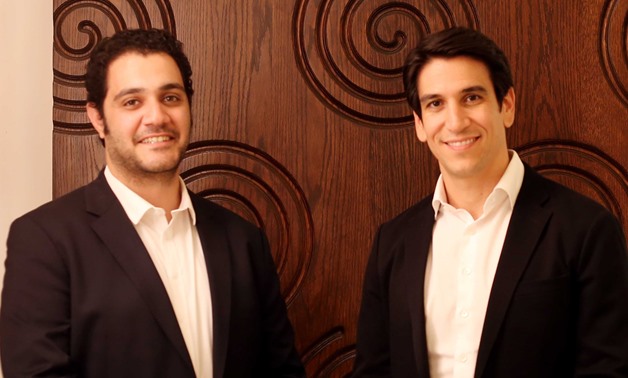 CEO of Property Finder Michael Lahyani and its Managing Director Mohamed Hammad