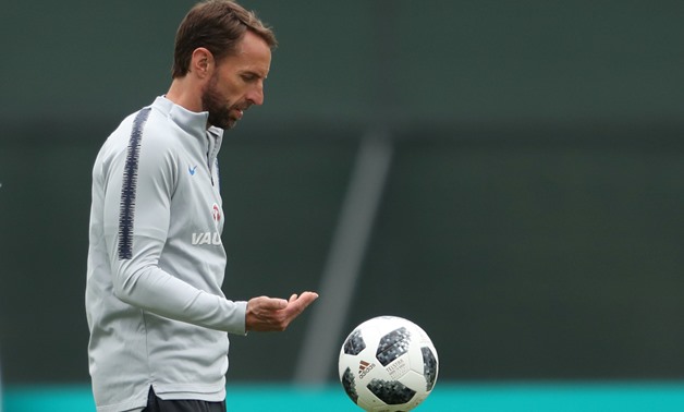 World Cup - England Training - Saint Petersburg, Russia - June 19, 2018 England manager Gareth Southgate during training REUTERS/Lee Smith