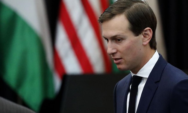 US president's senior adviser Jared Kushner is seen during a welcome ceremony in the West Bank city of Bethlehem on May 23, 2017 - AFP/Thomas Coex
