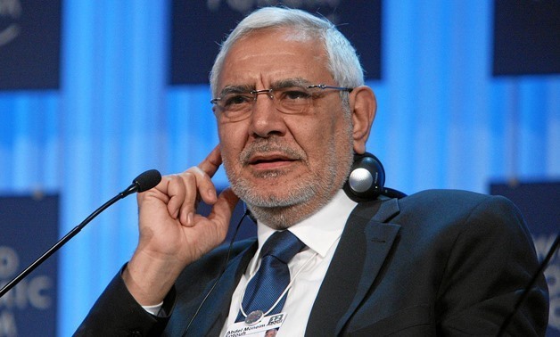 File- Egyptian Islamist politician and former Presidential candidate Abdel Moneim Aboul Fotouh