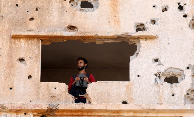 A fighter from the Free Syrian Army is seen in Yadouda area in Deraa, Syria May 29, 2018. REUTERS/Alaa Al-Faqir/File Photo
