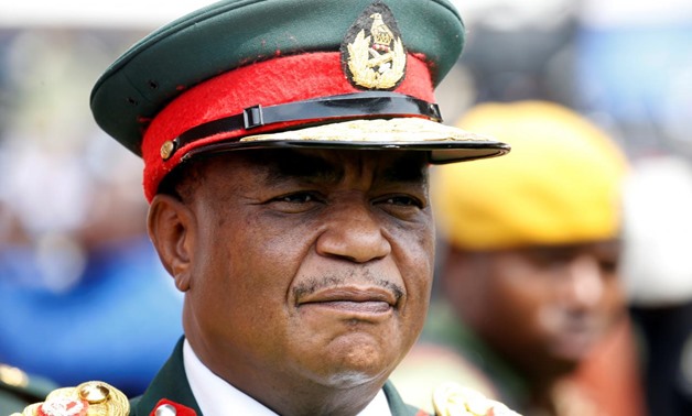 FILE PHOTO - Army chief General Constantino Chiwenga arrives to attend the inauguration ceremony to swear in Zimbabwe's former vice president Emmerson Mnangagwa as president in Harare, Zimbabwe, November 24, 2017. REUTERS/Mike Hutchings
