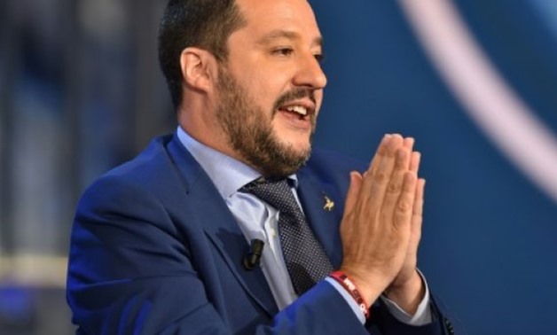 © AFP | Italy's far-right Interior Minister Matteo Salvini left Monday for talks in Libya on the migrant crisis
