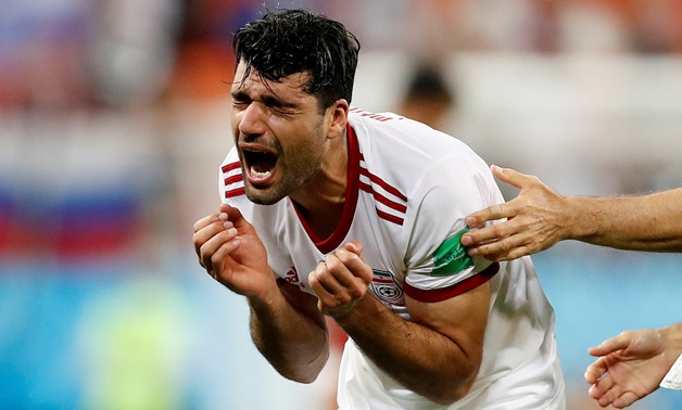 Soccer Football - World Cup - Group B - Iran vs Portugal - Mordovia Arena, Saransk, Russia - June 25, 2018 Iran's Mehdi Taremi reacts after the match REUTERS/Murad Sezer TPX IMAGES OF THE DAY
