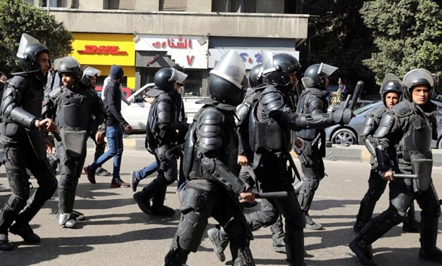 FILE – Egyptian policemen – Reuters.