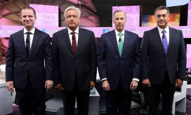 FILE: The four candidates in the Mexican elections