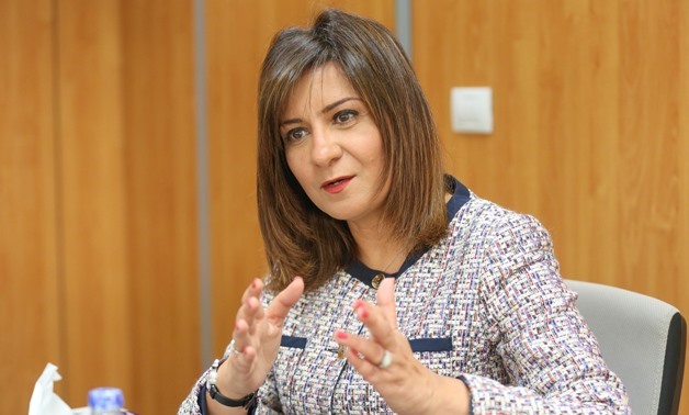 Egypt’s Minister of Immigration Nabila Makram conducts an interview with Egypt Today, March 15, 2018 - Egypt Today/Karim Abdel Aziz