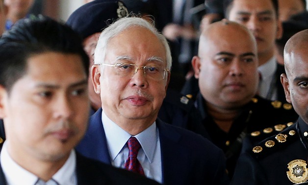 Former Malaysian prime minister Najib Razak arrives in court in Kuala Lumpur, Malaysia July 4, 2018. REUTERS/Lai Seng Sin