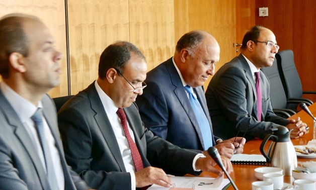 FM Shoukry discusses terrorism, trade with Bundestag members on Tuesday, July 3 – Press Photo