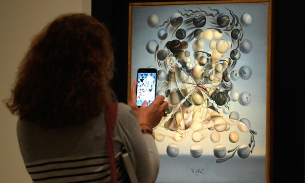 'Gala Placidia,1952' by Salvador Dali, part of the new exhibition in Barcelona.
