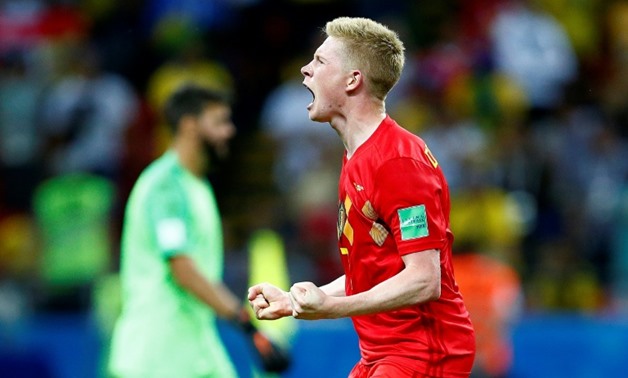 Breakthrough: Kevin De Bruyne's first goal of the 2018 World Cup saw Belgium beat Brazil
AFP / BENJAMIN CREMEL
