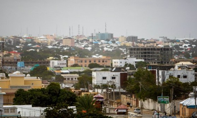 © Stuart Price, AFP | A general view of Mogadishu skyline looking towards the city centre and central business district of the Somali capital on August 5, 2013.