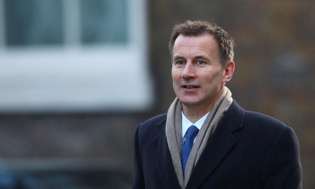 Britain's Secretary of State for Health and Social Care Jeremy Hunt arrives in Downing Street in London, February 6, 2018. REUTERS/Hannah McKay
