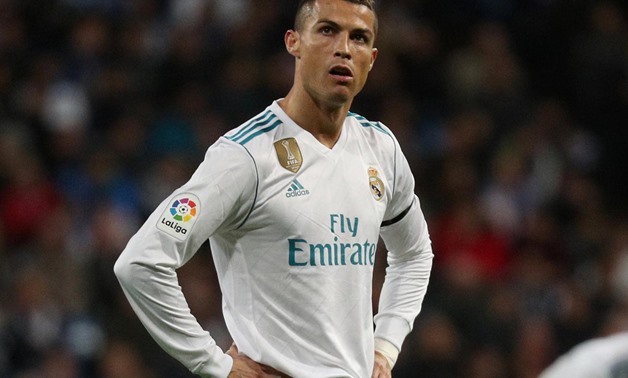 Real Madrid vs Las Palmas - Santiago Bernabeu, Madrid, Spain - November 5, 2017 Real Madrid's Cristiano Ronaldo reacts REUTERS/Sergio Perez 