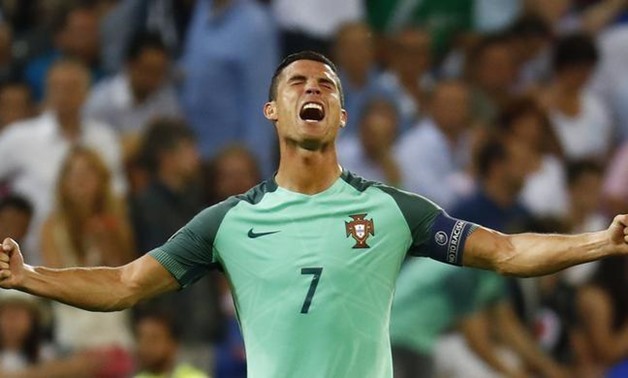 Semi Final - Stade de Lyon, Lyon, France - 6/7/16 Portugal's Cristiano Ronaldo celebrates at the end of the match REUTERS/Kai Pfaffenbach Livepic