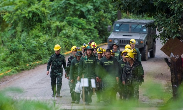 All of the boys trapped in a Thai cave have been guided to safety - AFP
