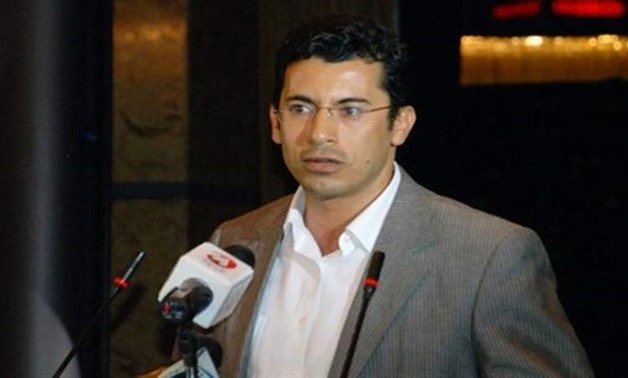 File- Egypt’s minister of youth and sports, Ashraf Sobhy 