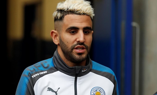 FILE PHOTO - Soccer Football - Premier League - Leicester City vs Watford - King Power Stadium, Leicester, Britain - January 20, 2018 Leicester City's Riyad Mahrez arrives at the stadium before the match Action Images via Reuters/Matthew Childs
