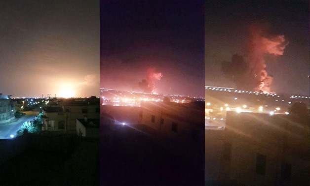 The fire broke out at the Heliopolis For Chemical Industries Company – Eyewitness photos
