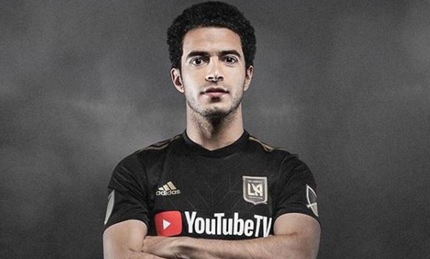 Omar Gaber with LAFC Jersey, Courtesy of Omar Gaber official account on Instagram